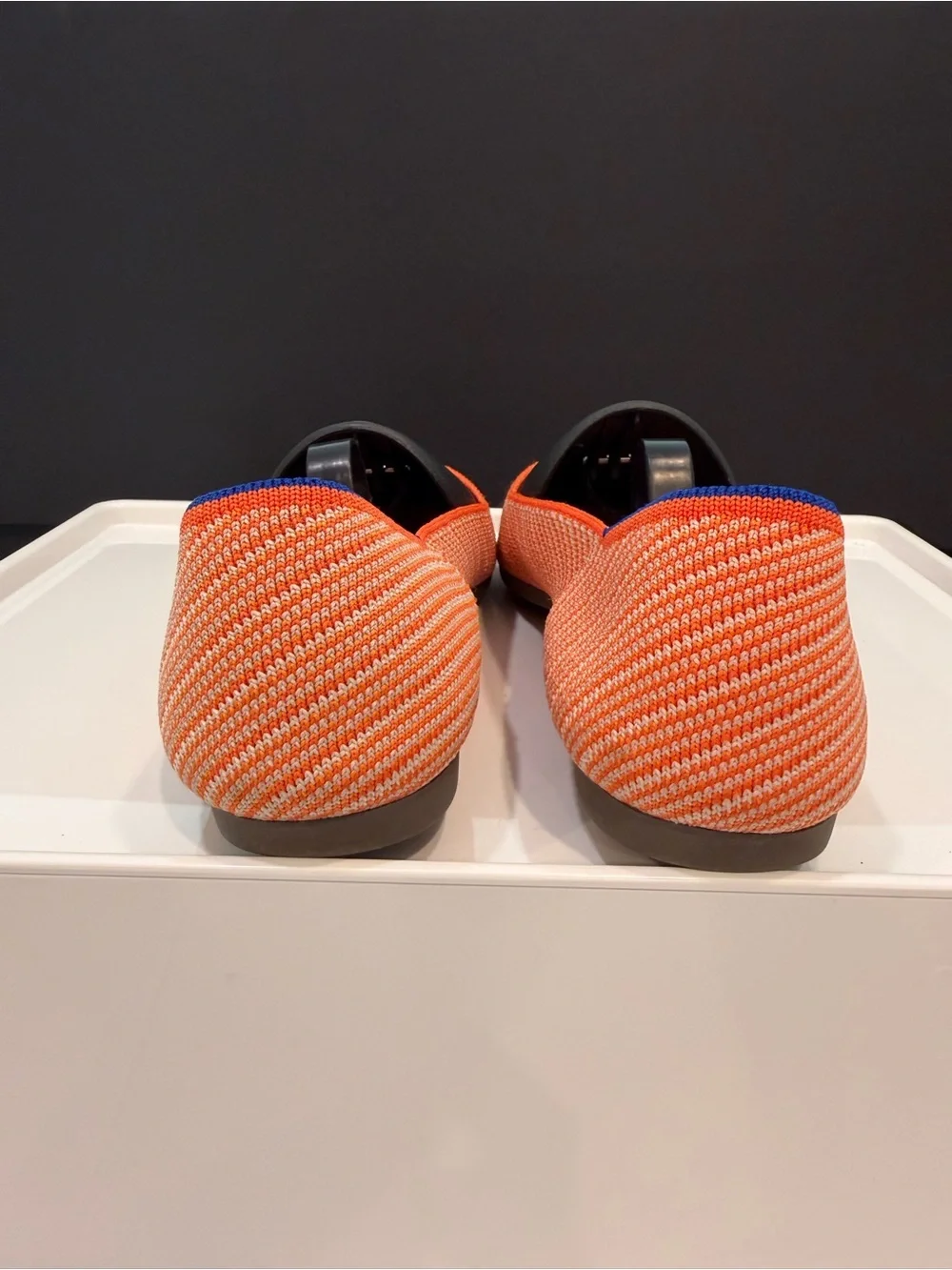 Rothy’s The Point in Retired Color-Orange Sherbet Striped - size 7.5